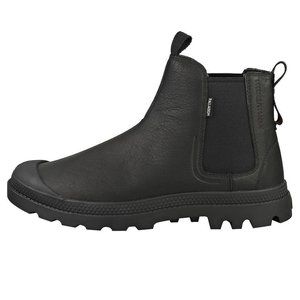 Palladium Pampa Chelsea Unisex Black Boots - 10us